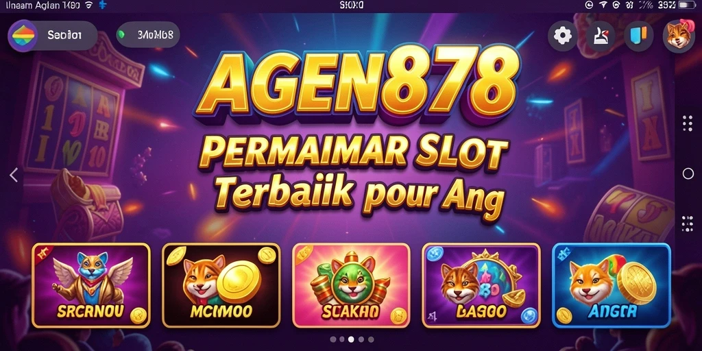 Tampilan gameplay menarik dari AGEN878 dengan grafis slot yang memukau.