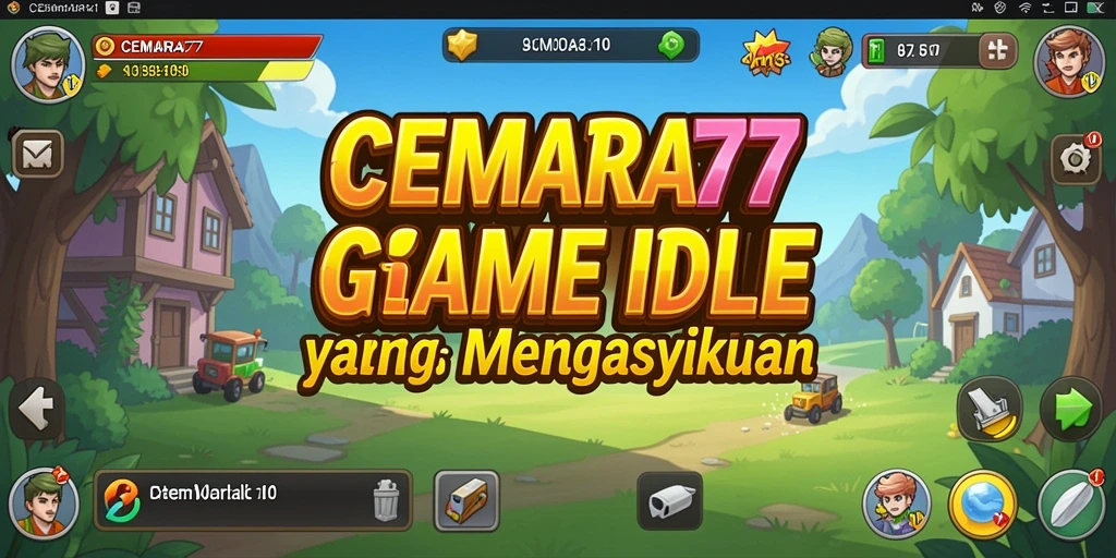Tampilan gameplay yang menakjubkan dari CEMARA77 dalam mode Idle.