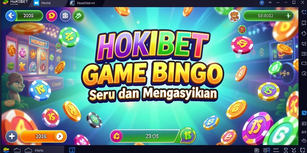 Screenshot gameplay Bingo HOKIBET yang menarik dan interaktif.