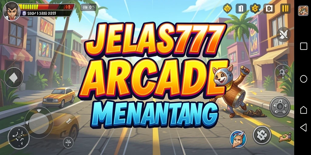Tampilan gameplay JELAS777 yang menarik dan penuh warna.