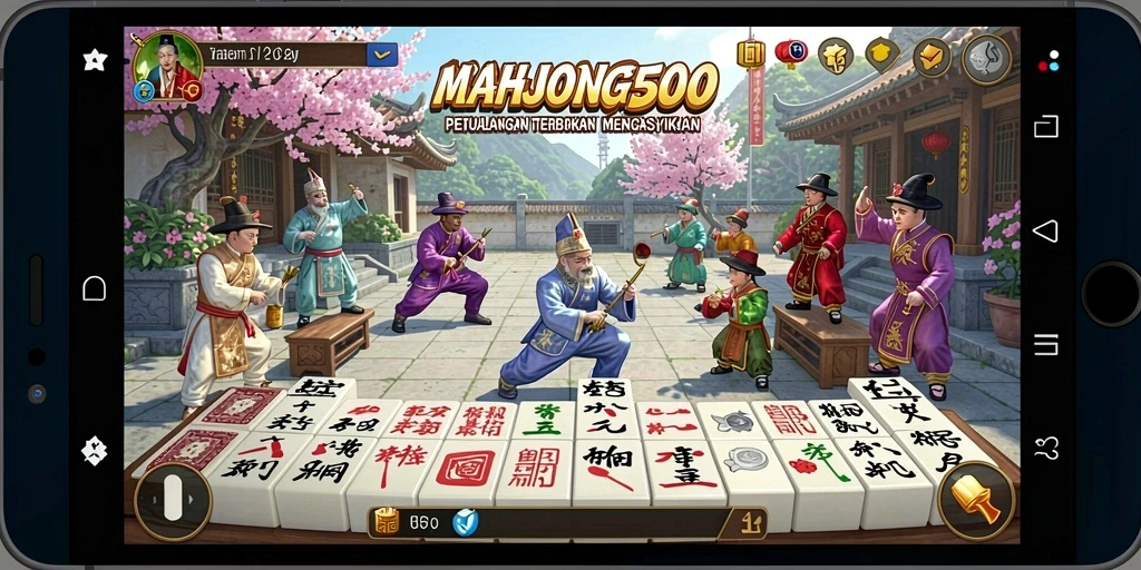 Tampilan gameplay <strong>MAHJONG500</strong> yang menakjubkan dan dunia terbuka yang luas.