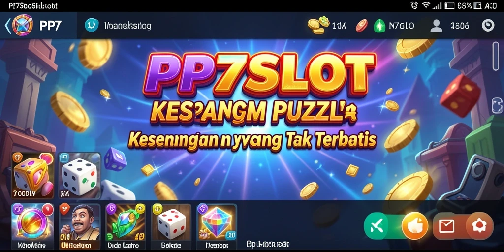 Tampilan gameplay seru dari PP7SLOT yang penuh tantangan Puzzle.