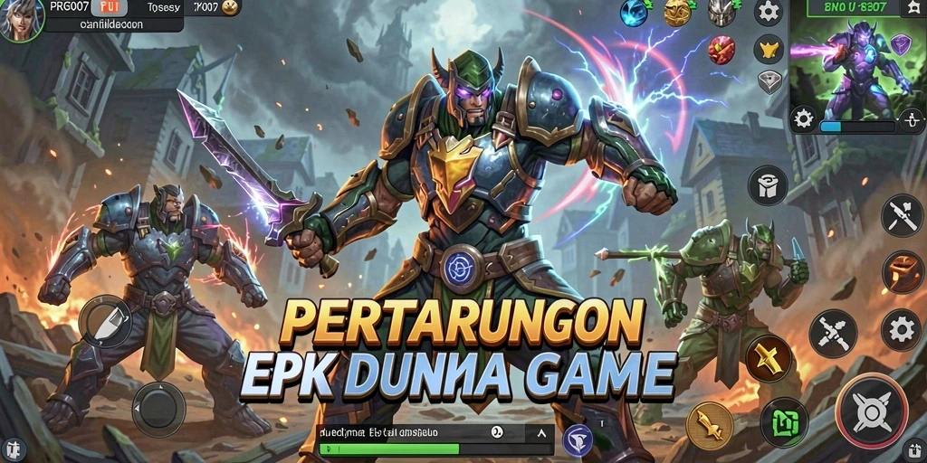 Tangkapan layar PRG007 menampilkan pertarungan seru antara karakter dalam aksi penuh adrenalin.