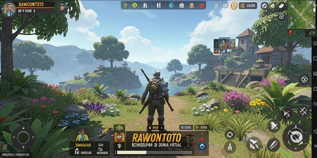Tampilan grafis menawan dari gameplay RAWONTOTO yang memukau.