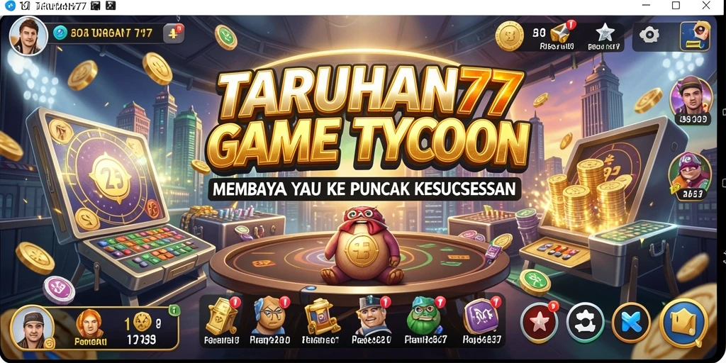 Tampilan screenshot gameplay TARUHAN77 yang mendebarkan dan menarik.