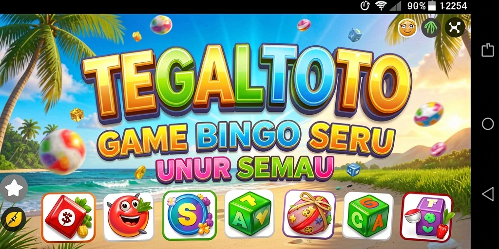 Screenshot TEGALTOTO yang menunjukkan gameplay Bingo yang seru.